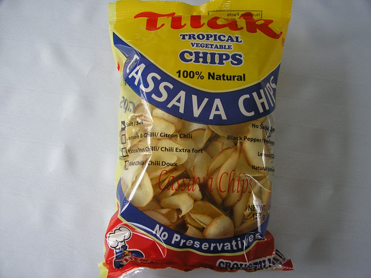 Chips de cassava